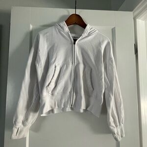 Abercrombie Kids Classic White Zip-Up